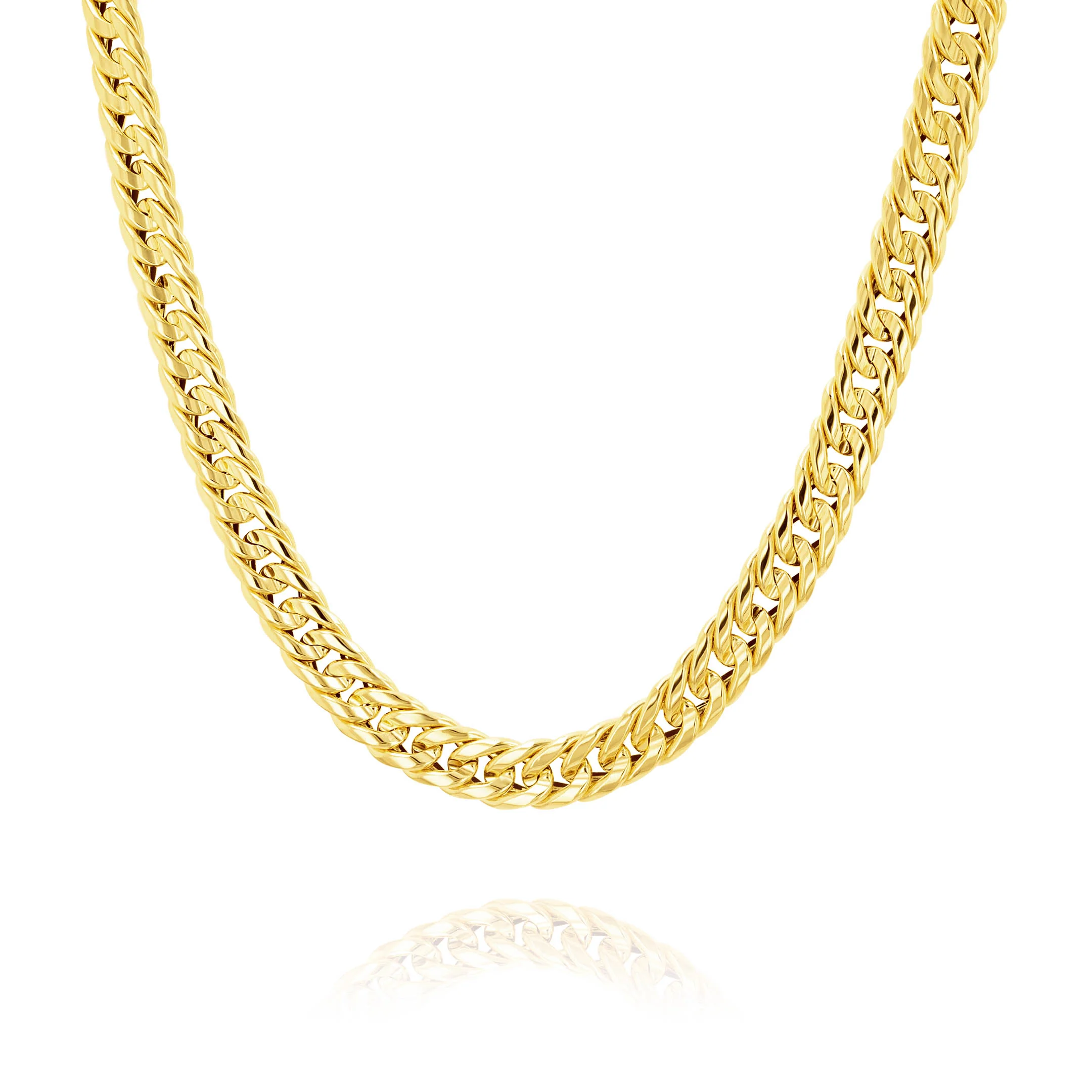 18K Pure Gold Elegant Linked Chain