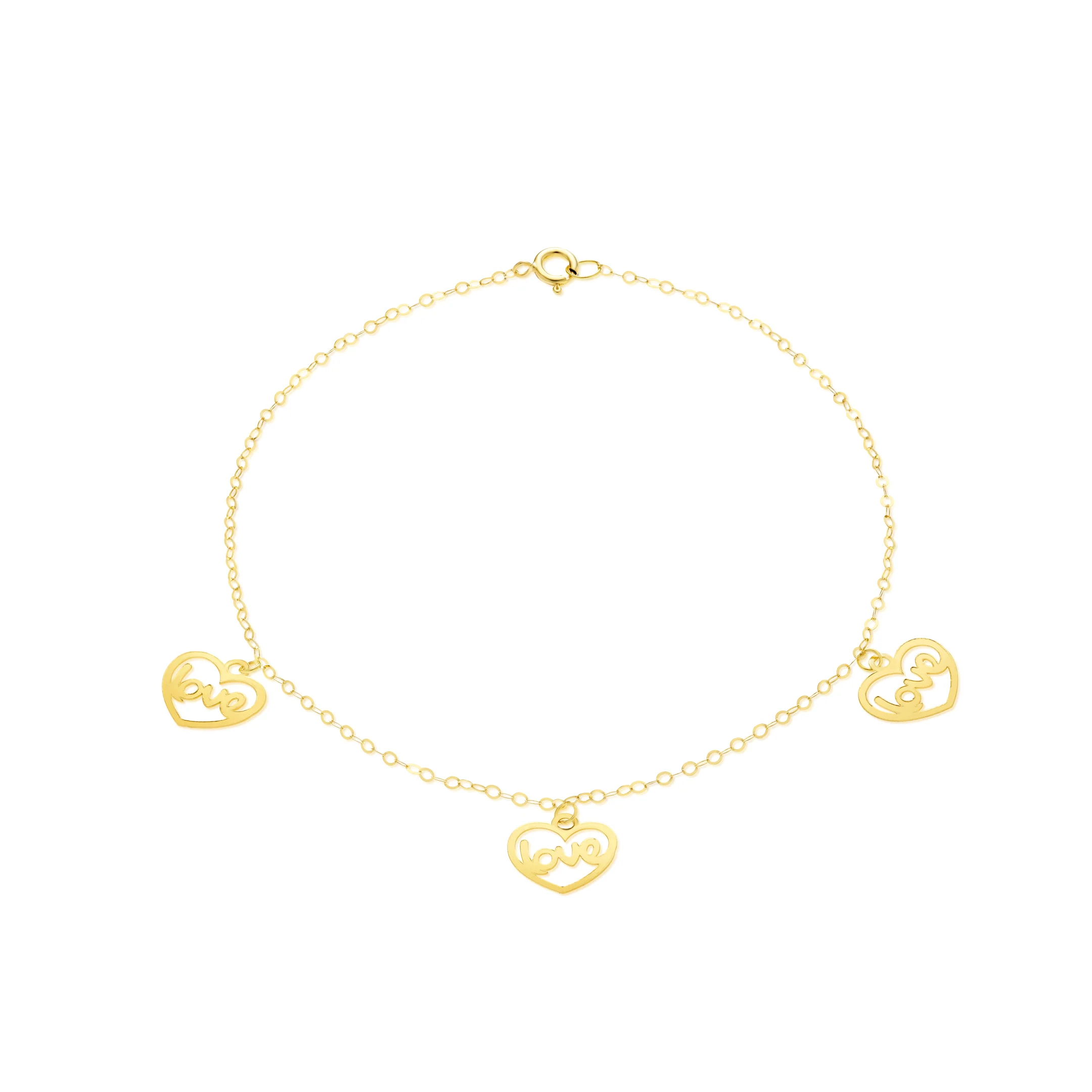 18K Pure Gold Fine Love Bracelet - Image 2