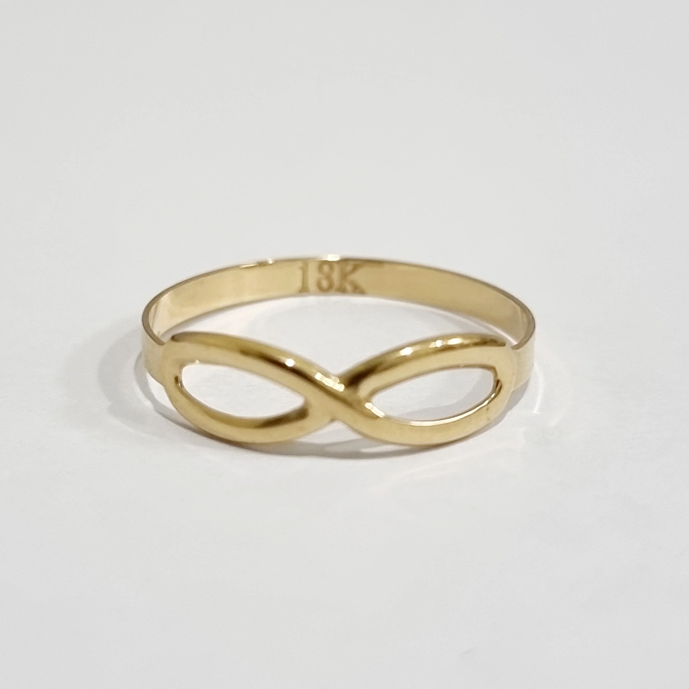 18K Pure Gold Infinity Ring - Image 2