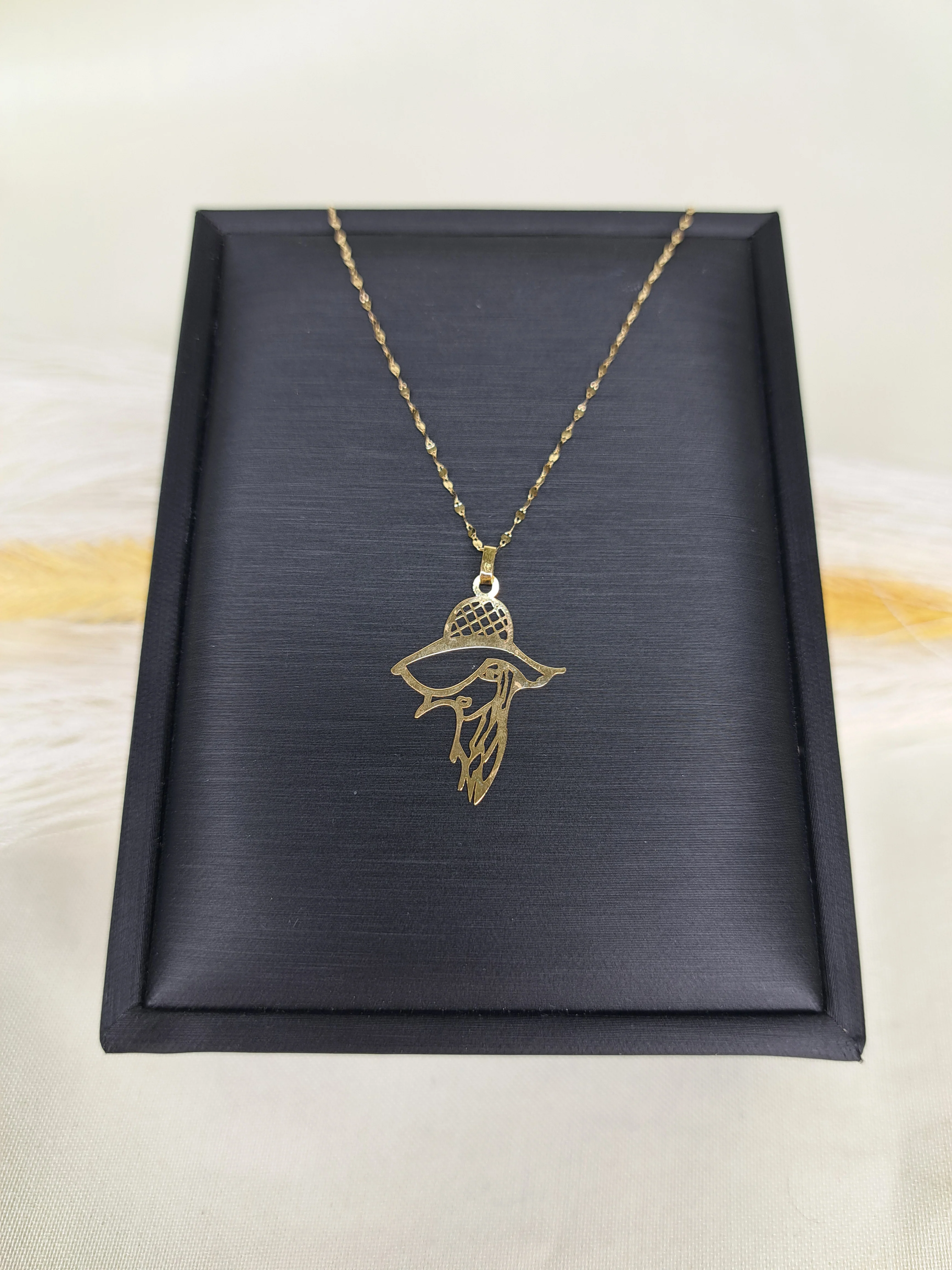 18K Pure Gold Lady Fashion Necklace - Image 3
