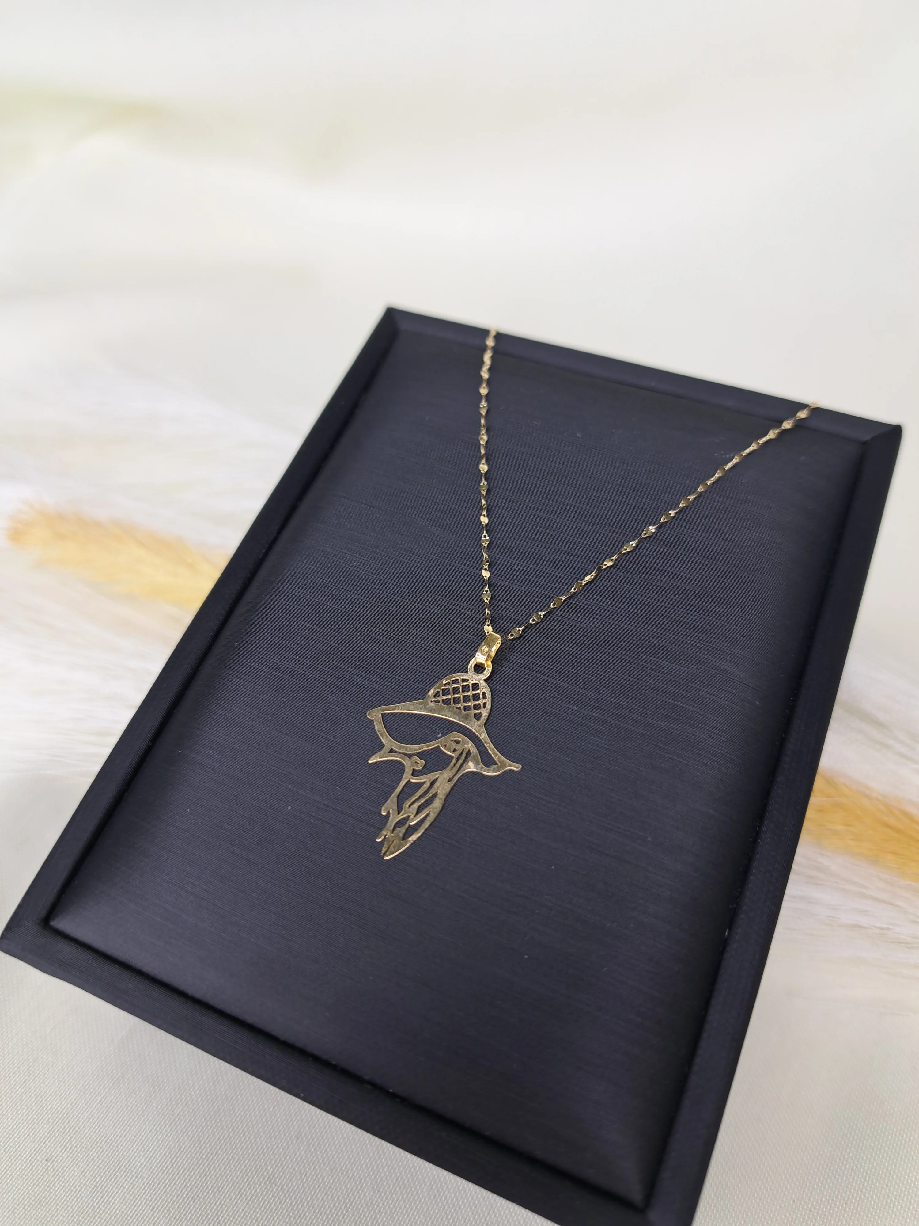 18K Pure Gold Lady Fashion Necklace - Image 5