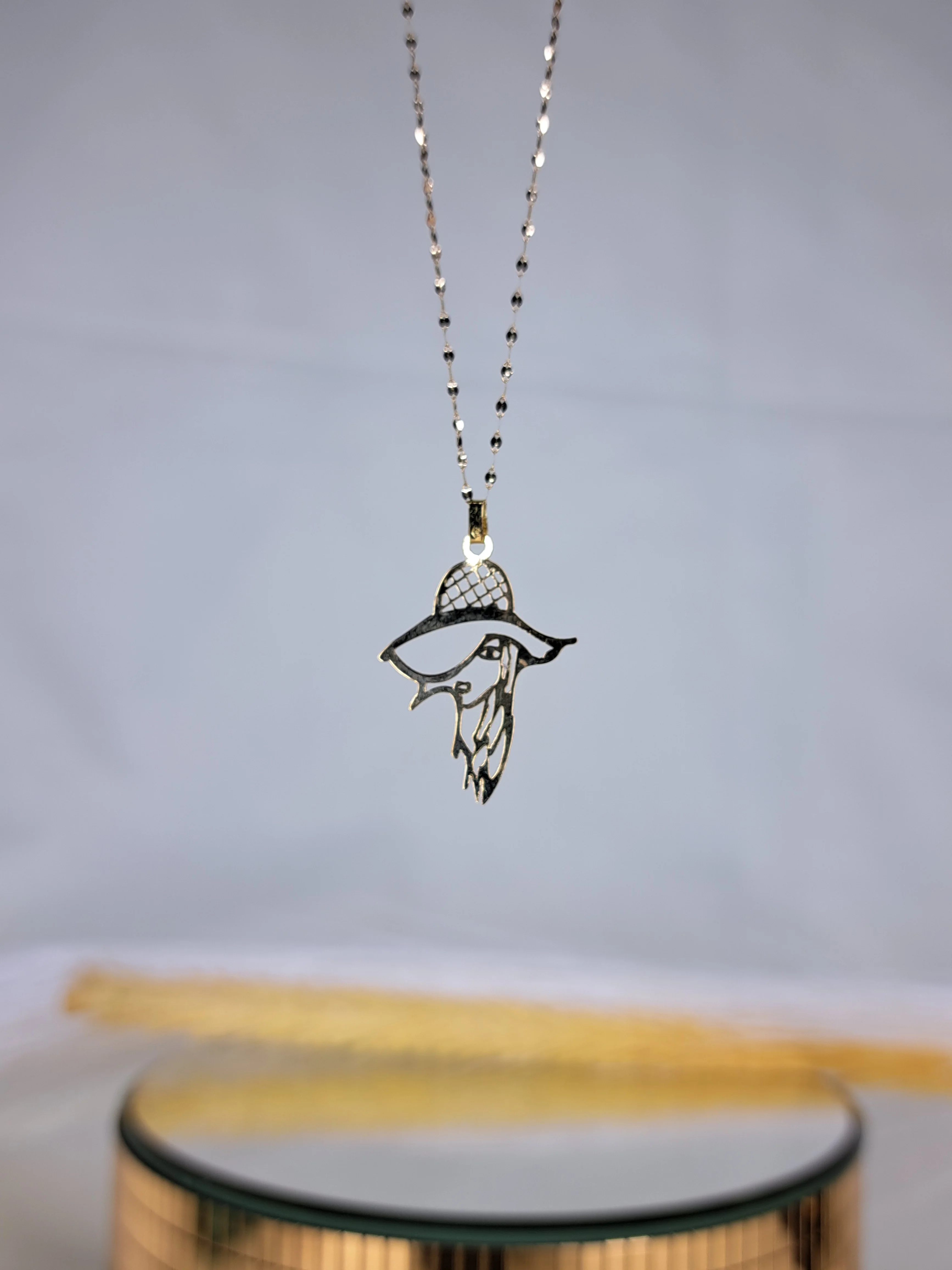 18K Pure Gold Lady Fashion Necklace - Image 6