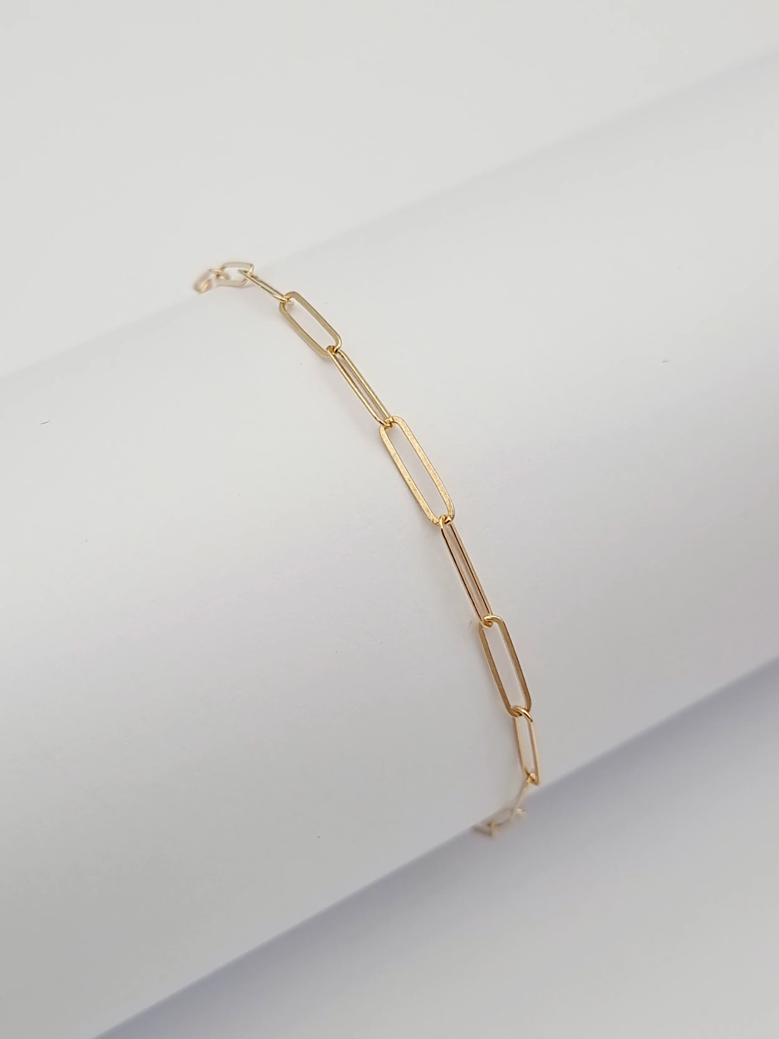 18K Pure Gold Linked Bracelet - Image 10