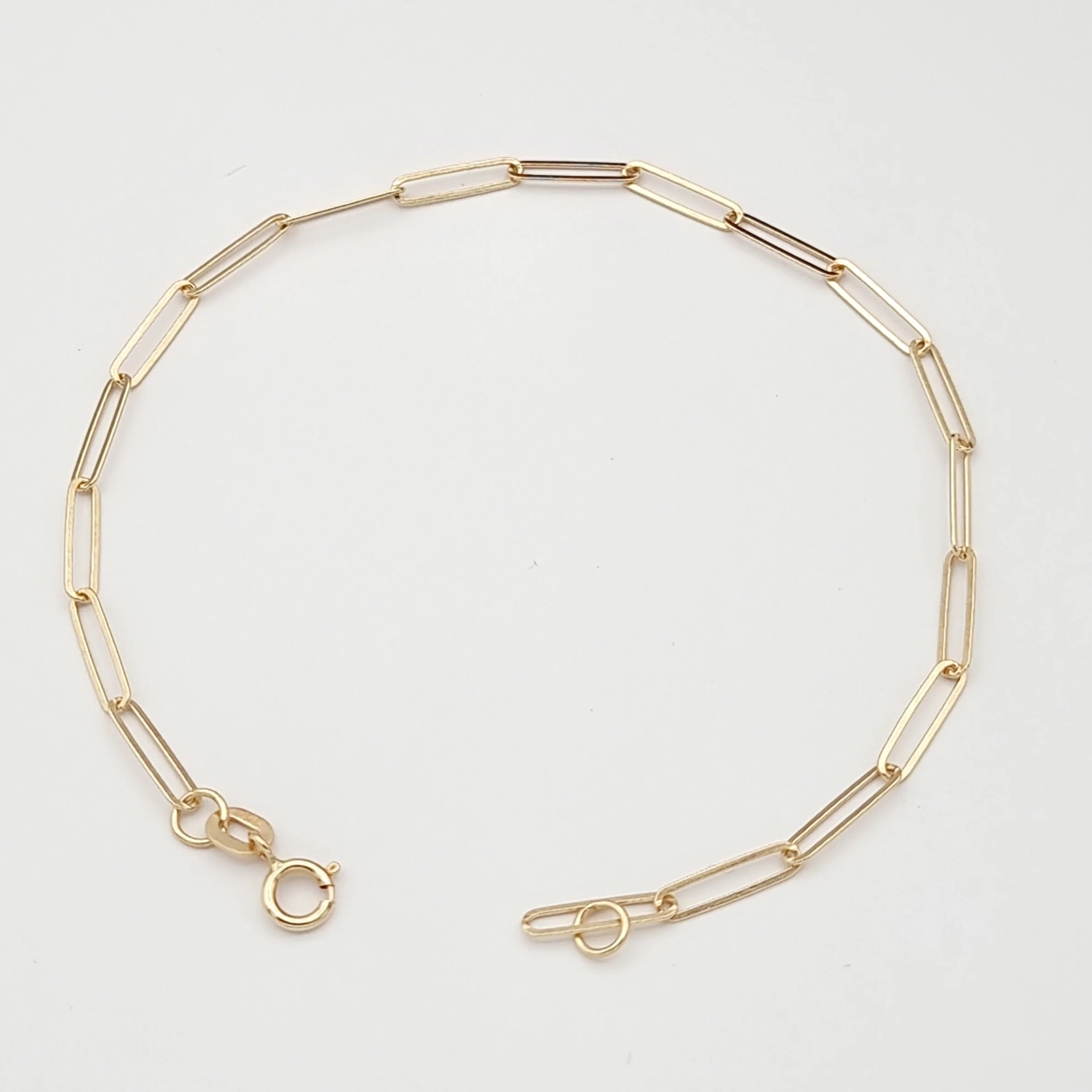 18K Pure Gold Linked Bracelet - Image 7