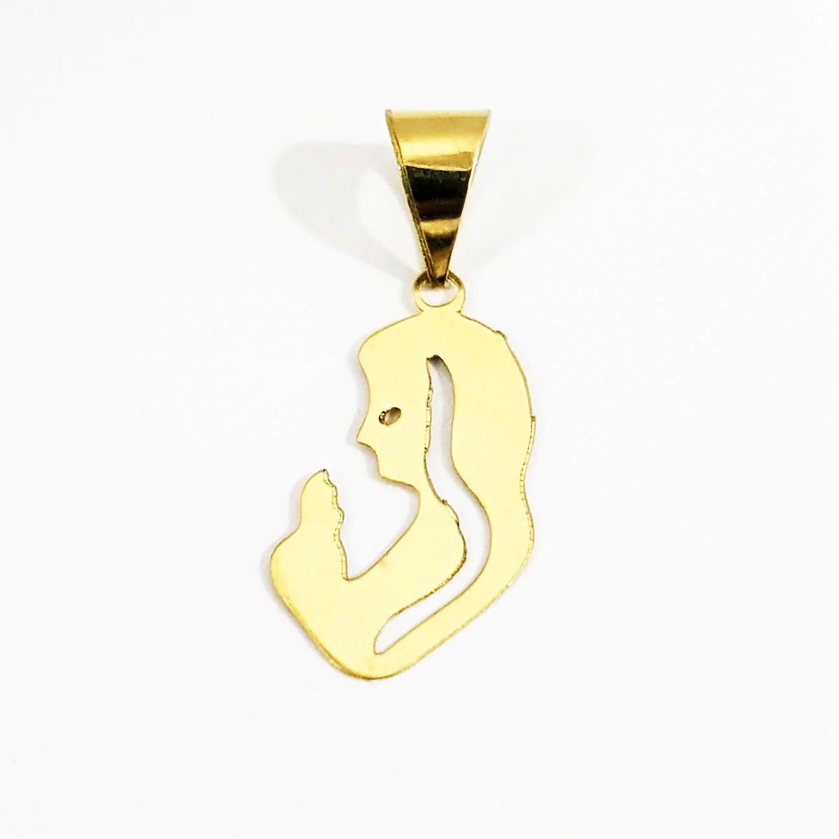 18K Pure Gold Mama Marry Pendant