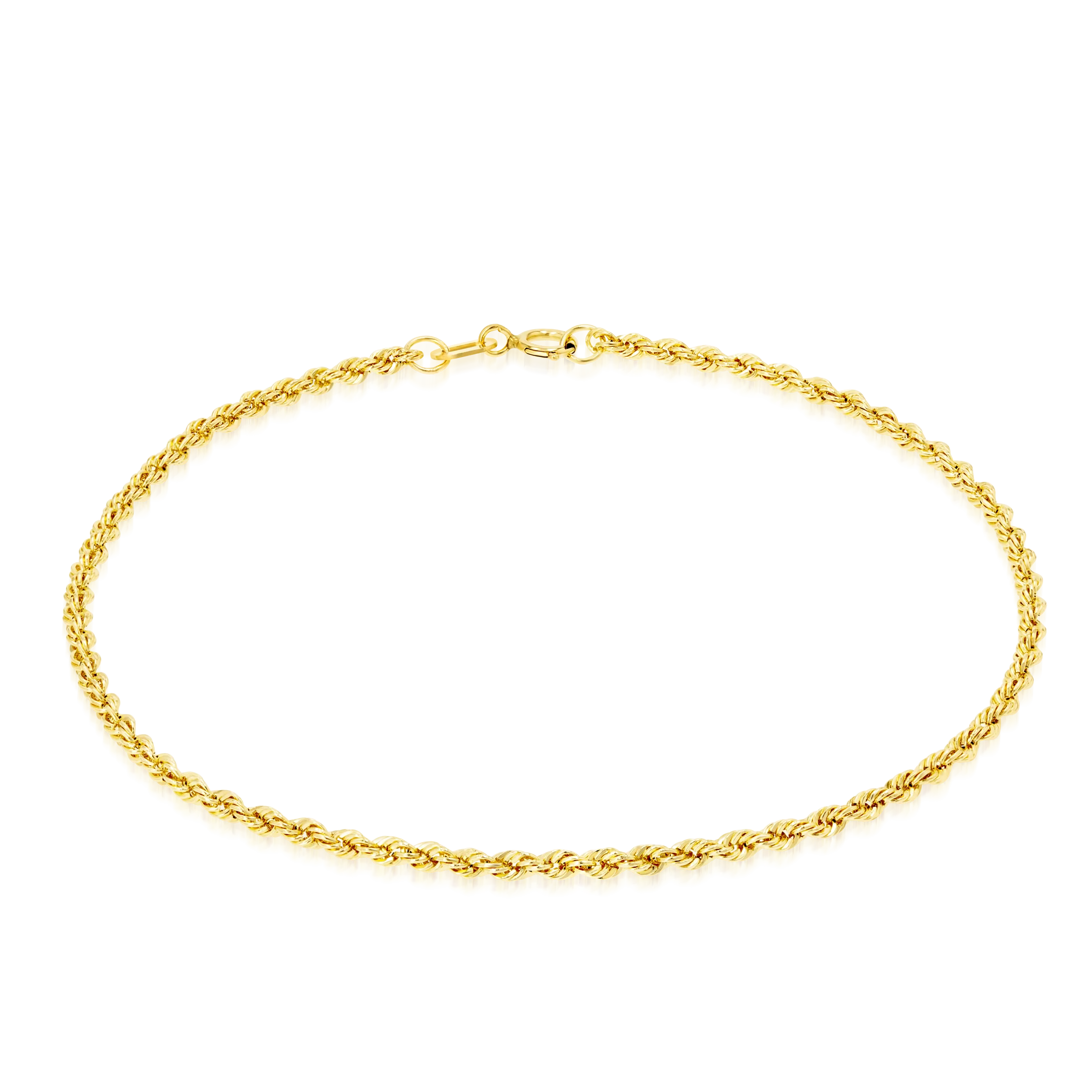18K Pure Gold Rope Bracelet
