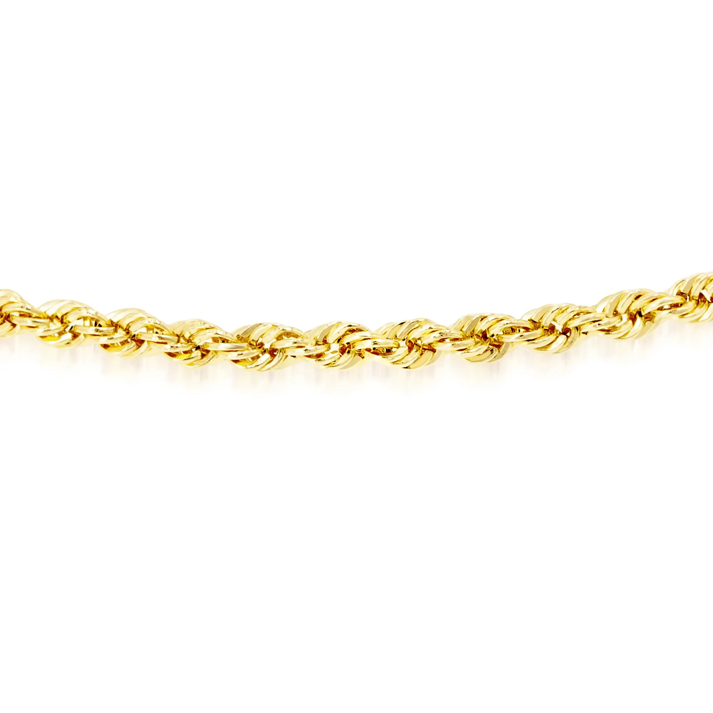 18K Pure Gold Rope Bracelet - Image 2