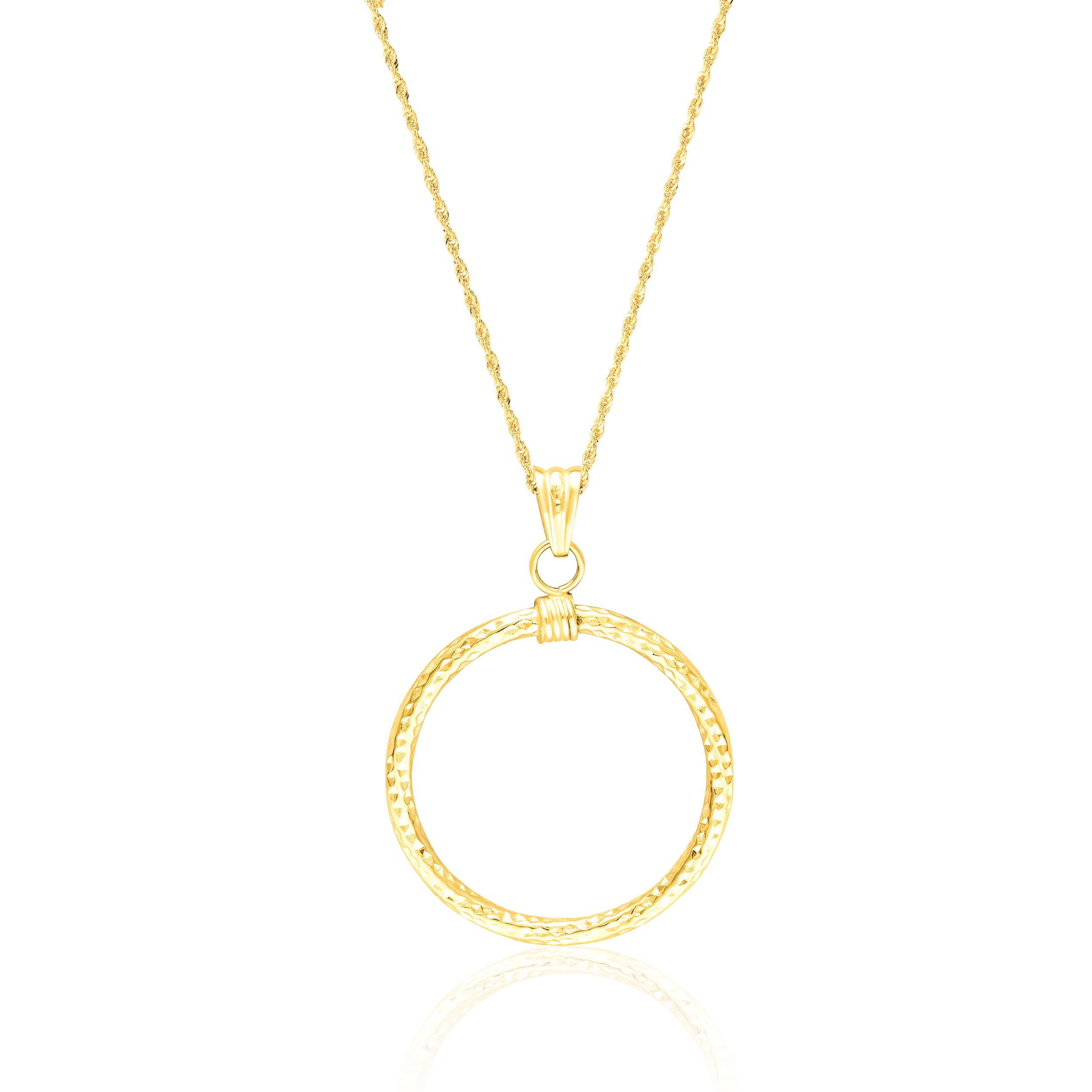 18K Pure Gold Round Jewelry Set Talagold - Image 3
