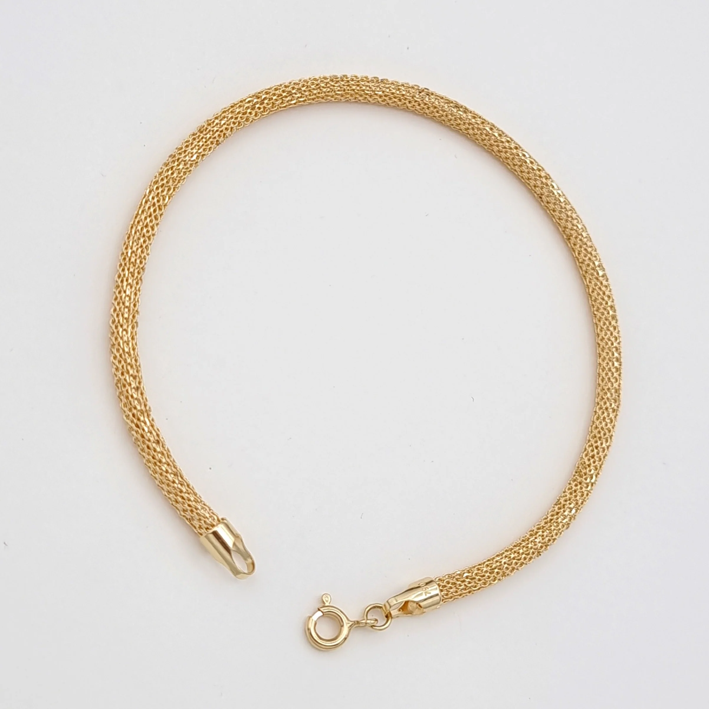 18K Pure Gold Snake Design Bracelet - Image 6