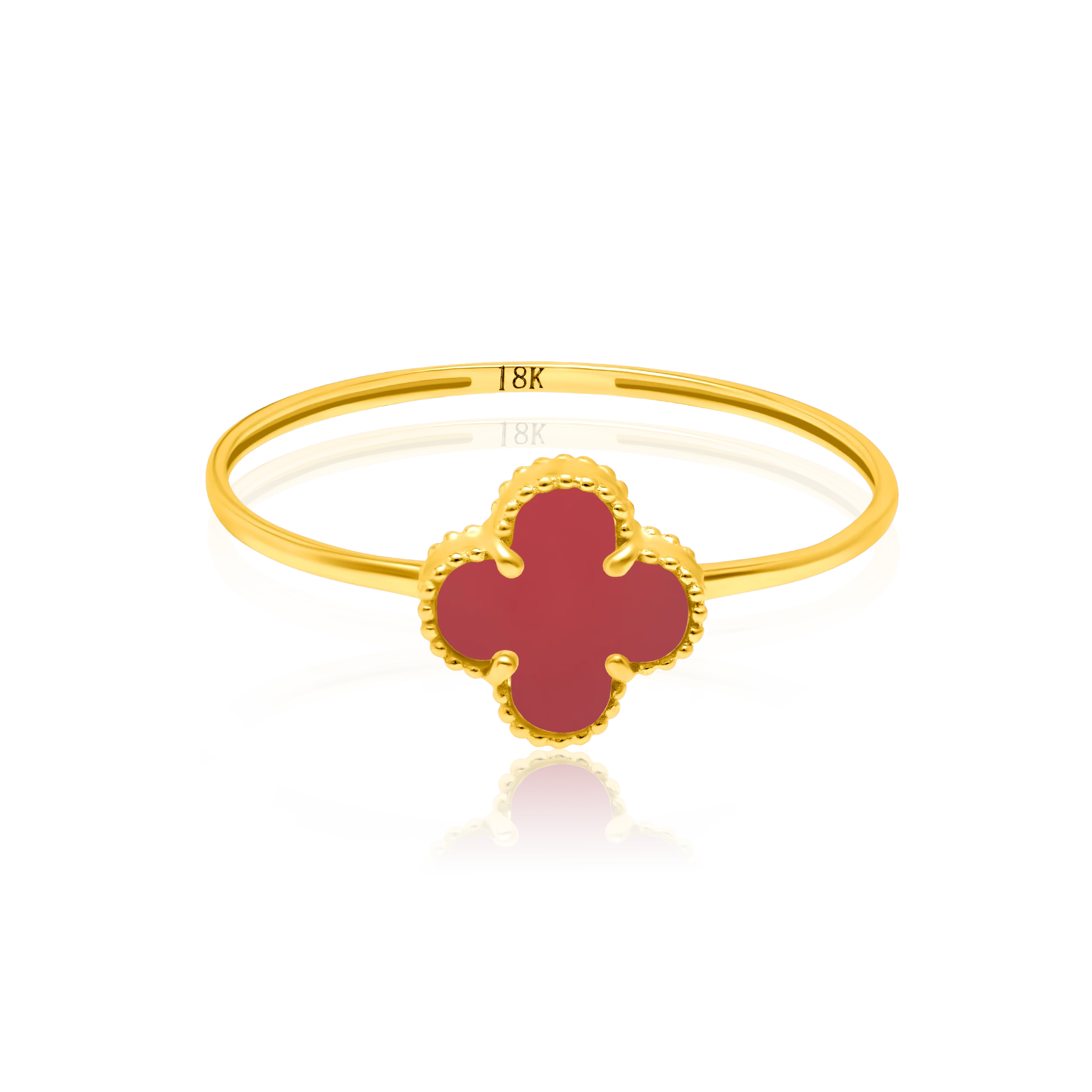 18K Pure Gold V.C Red Jewelry Set Talagold - Image 4