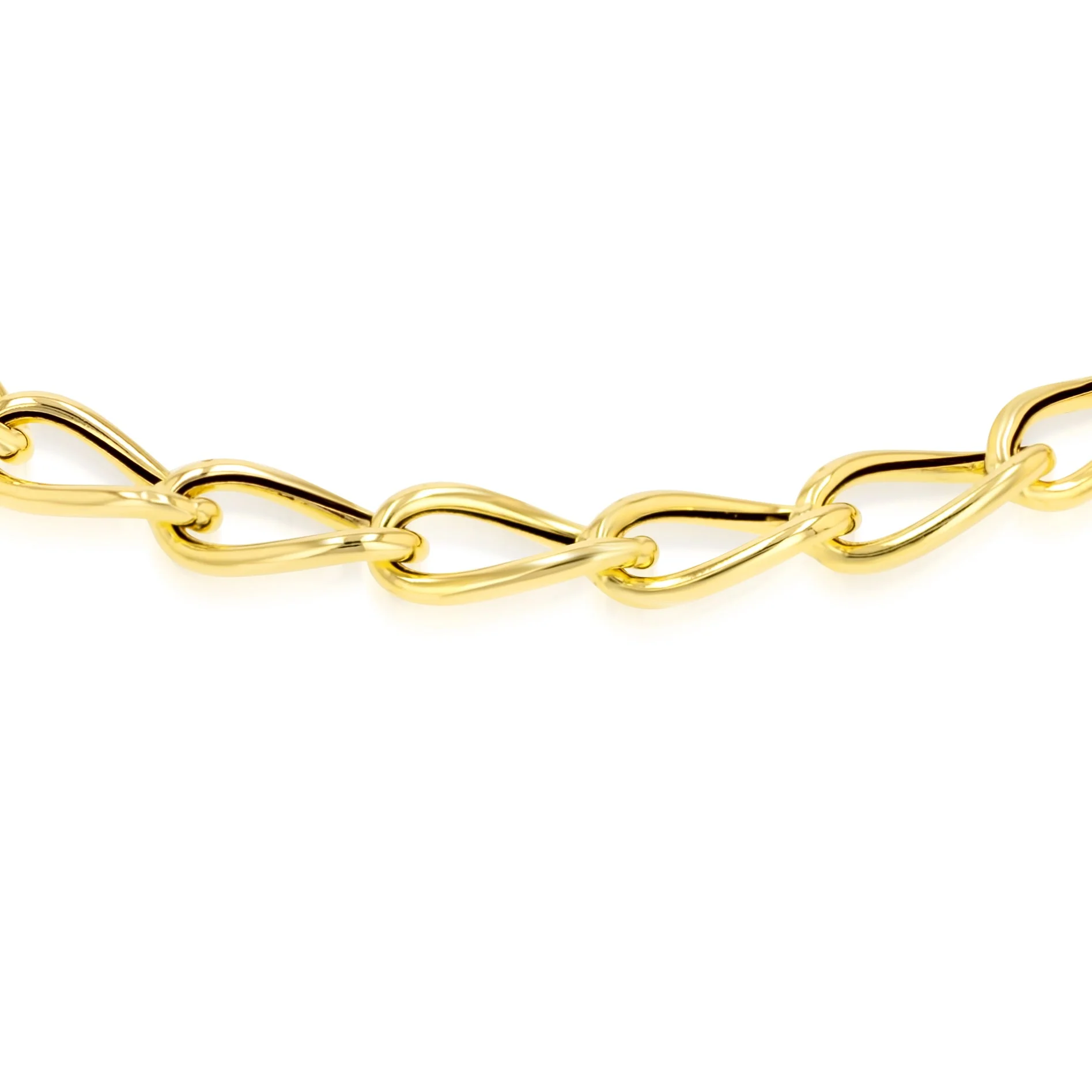 18K Pure Gold Linked Bracelet - Image 2