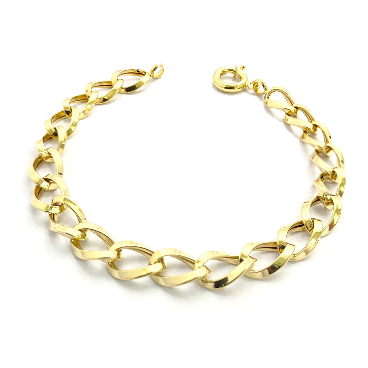 18K Pure Gold Chunky Elegant Design Bracelet