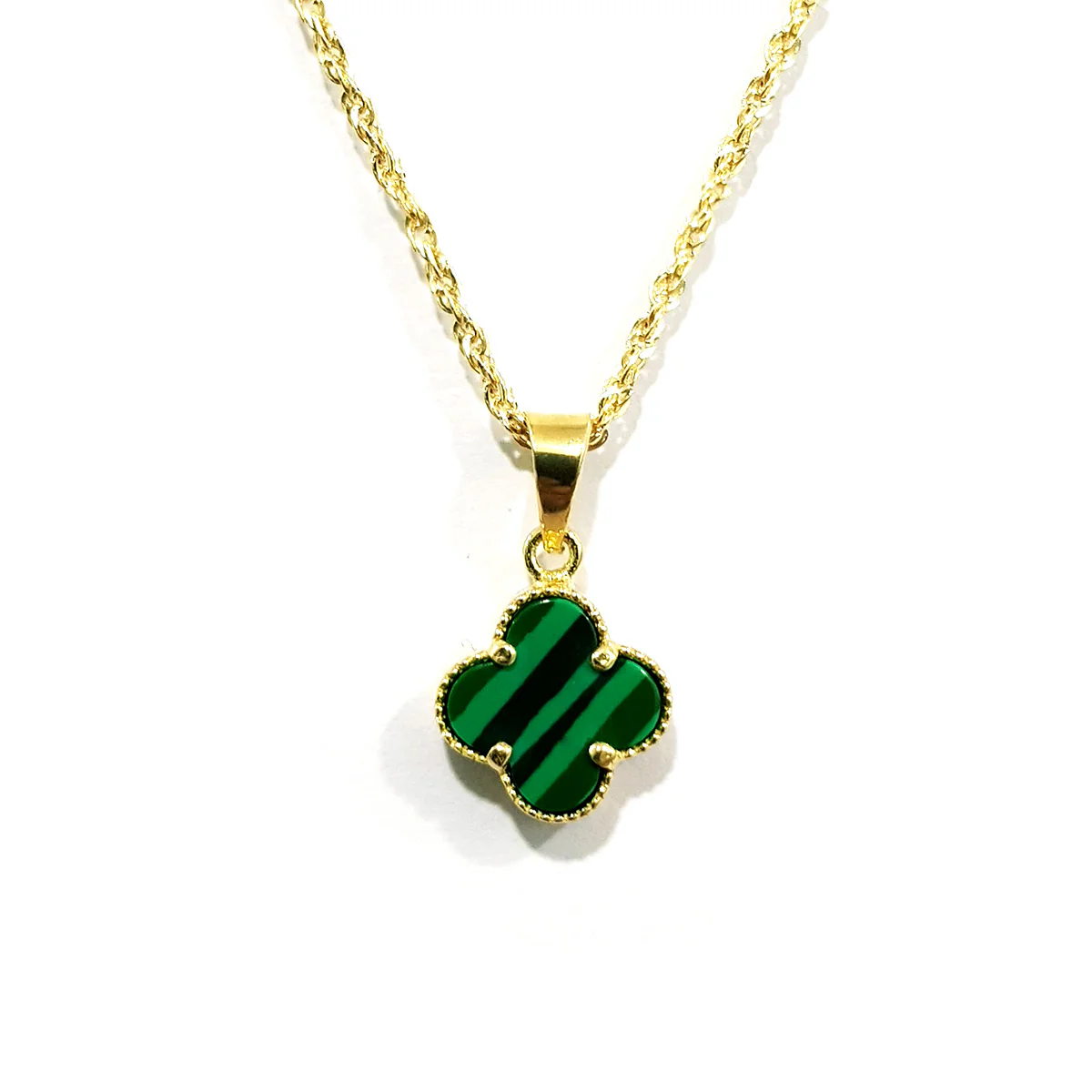 18K Pure Gold Elegant Necklace - Image 2