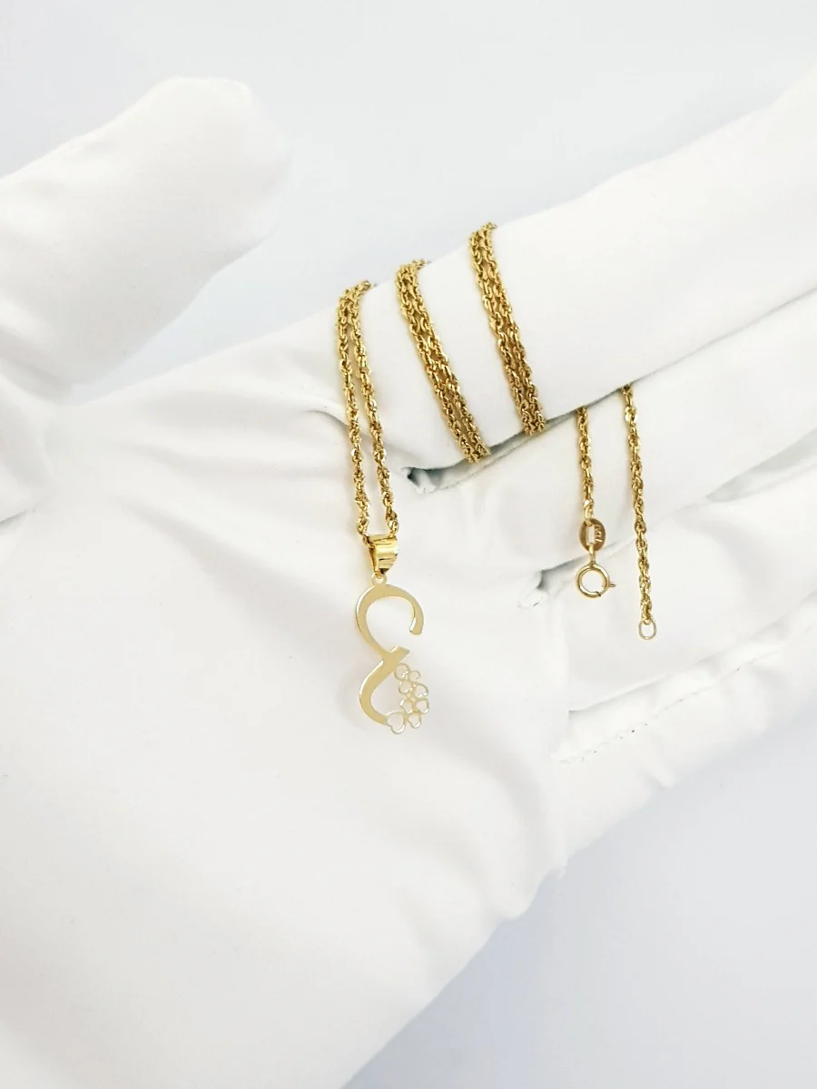 18K Pure Gold Infinity Heart Necklace - Image 4
