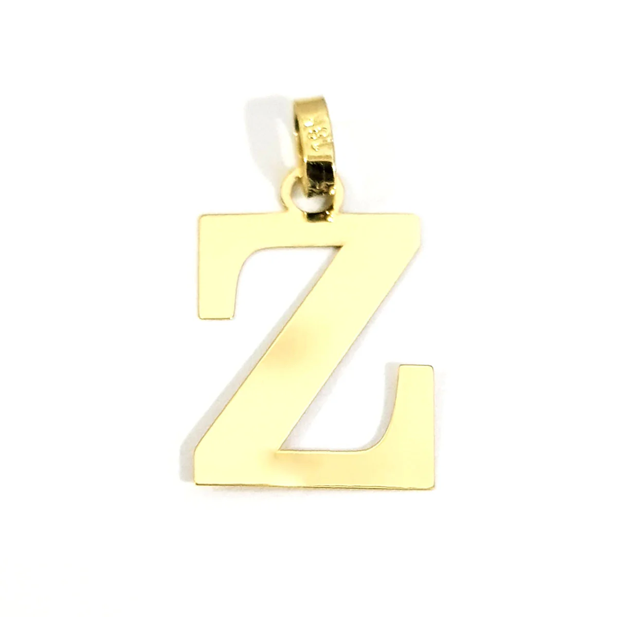 18K Pure Gold Letter Design Pendant - Image 4