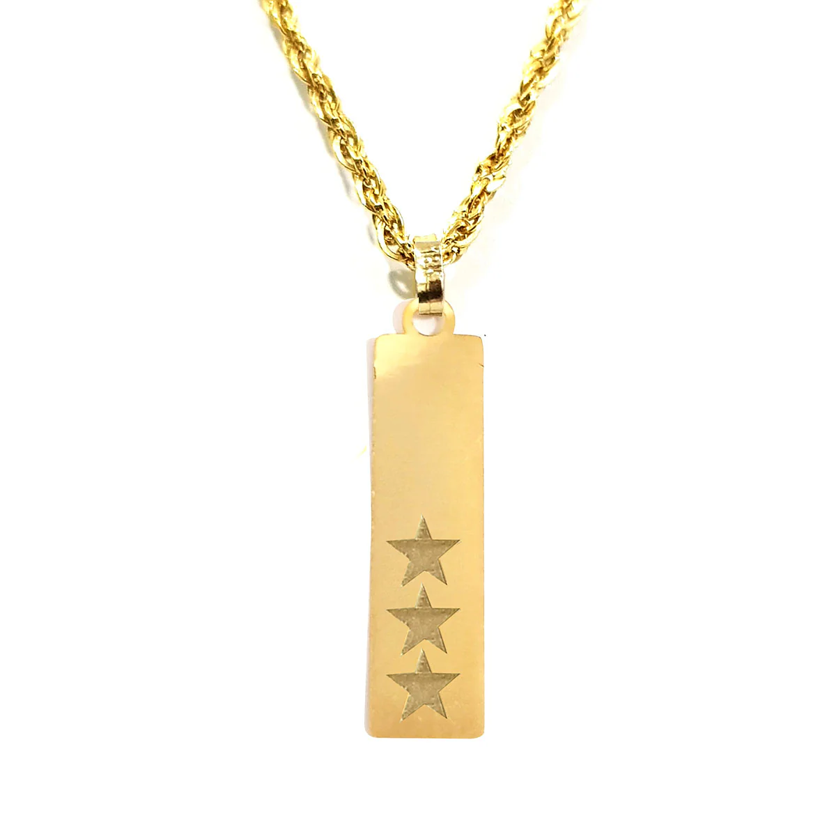18K Pure Gold Plate Necklace
