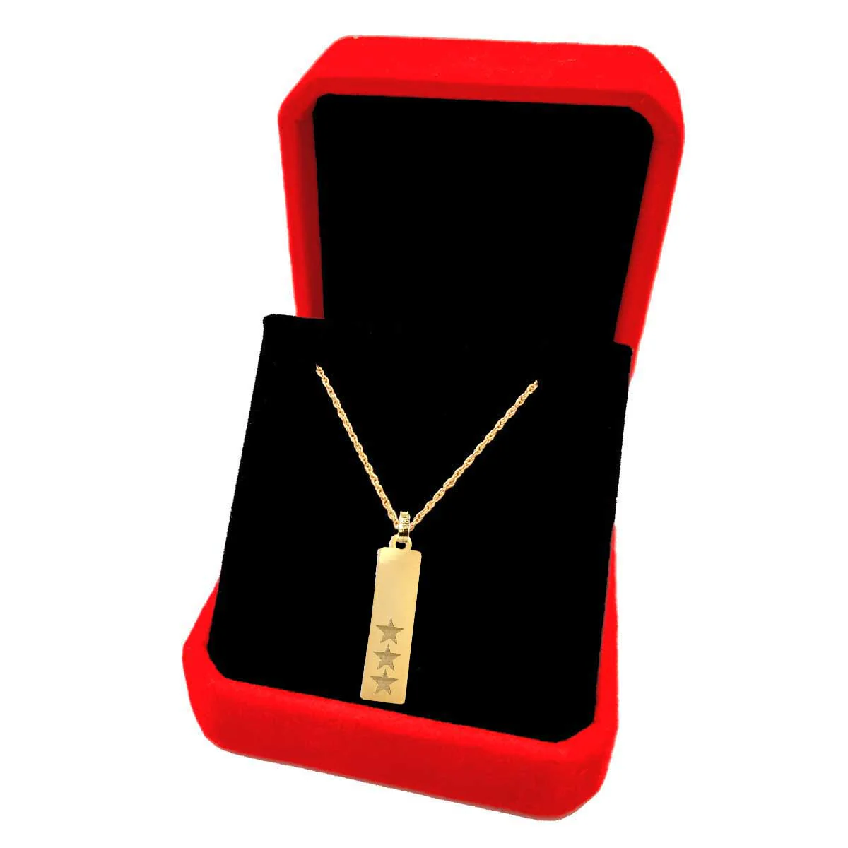 18K Pure Gold Plate Necklace - Image 3