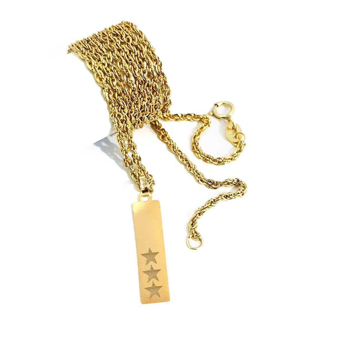18K Pure Gold Plate Necklace - Image 4