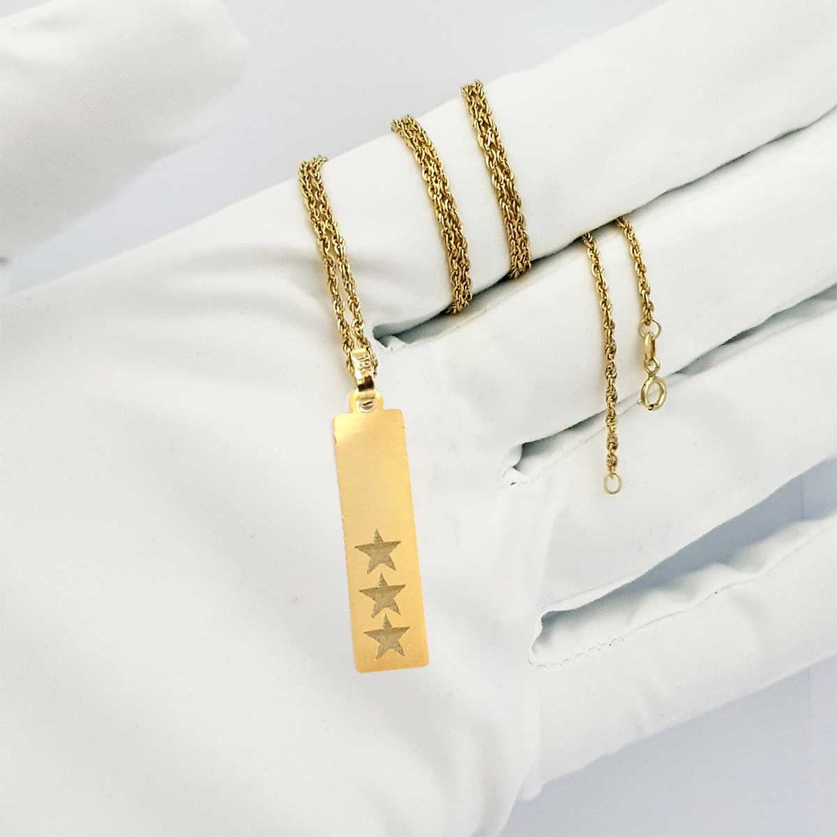 18K Pure Gold Plate Necklace - Image 5