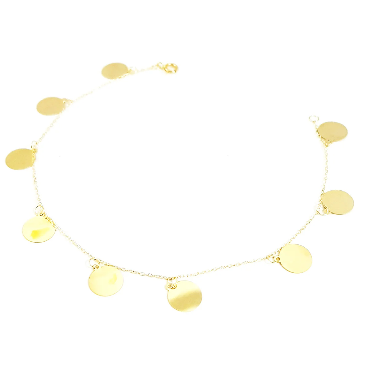 18K Pure Gold Round Bracelet - Image 2
