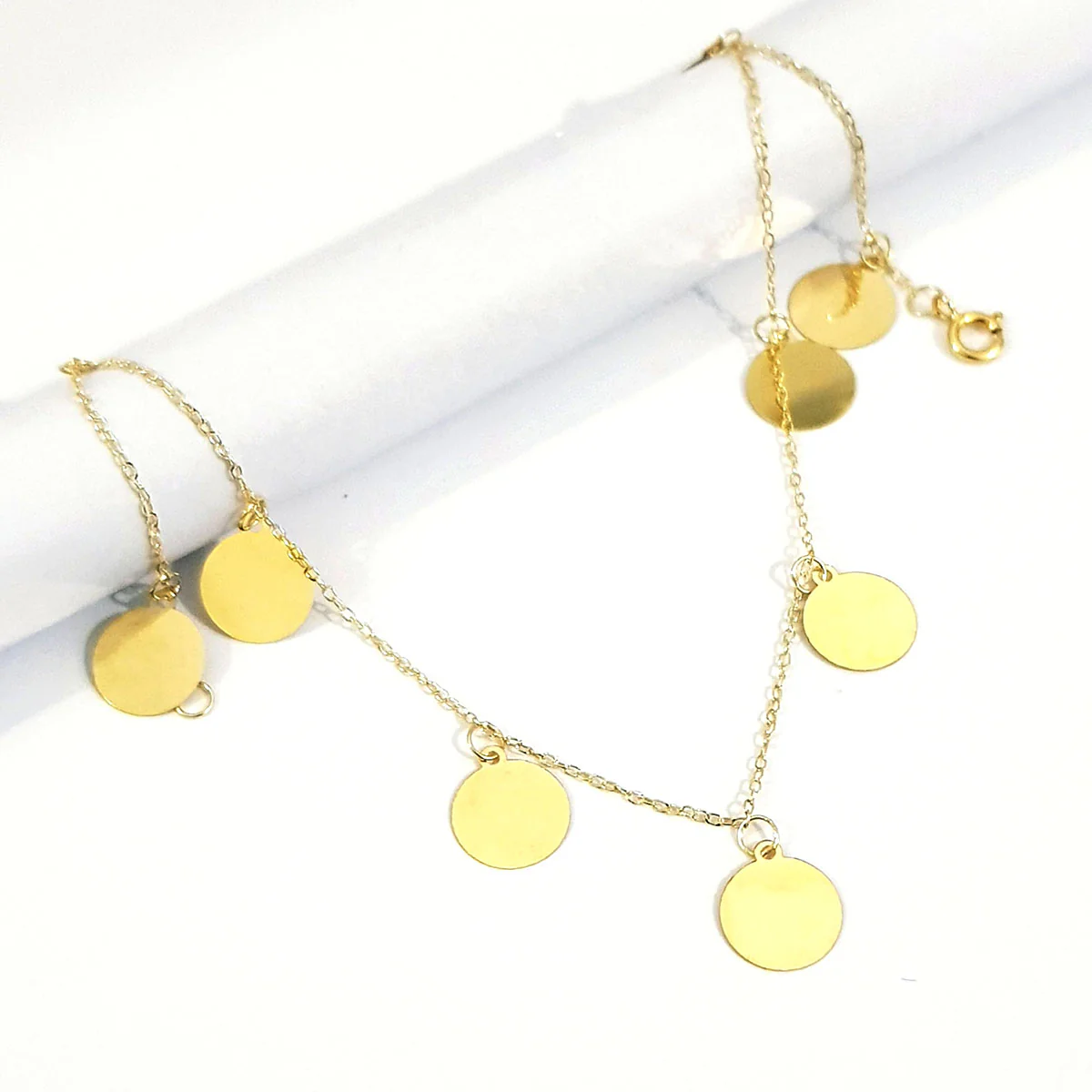18K Pure Gold Round Bracelet - Image 3