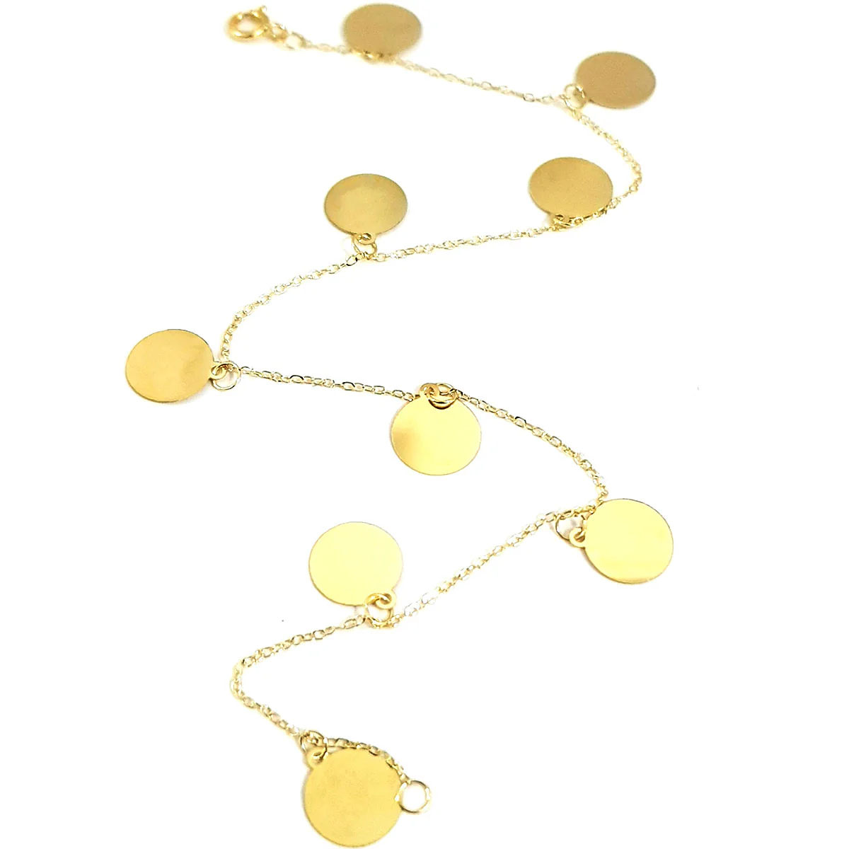 18K Pure Gold Round Bracelet - Image 4
